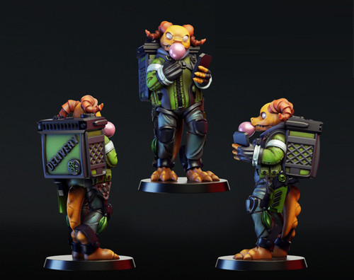 A84 alien courier cyberpunk - alien,