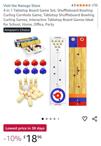4in1 table top board game - top,