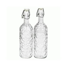 720ml Clear Cut Glass Reusable