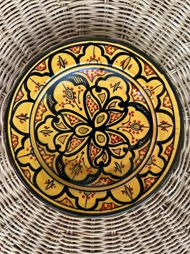 Genuine moroccan ceramic - moroccan, plate