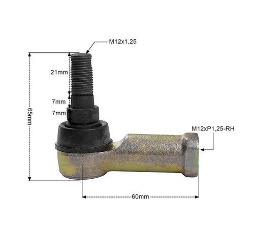 Promx tie rod end - promx, right