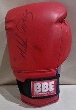 Michael Gomez Featherweight Boxing Champion Signed BBE Boxing Glove