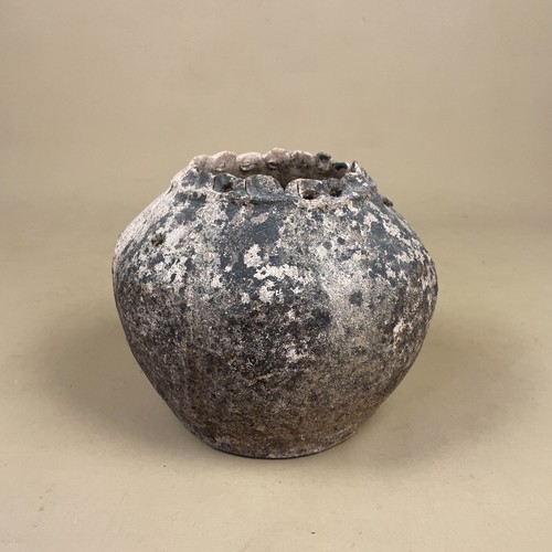 Concrete planter rustic - concrete,