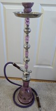 Shisha Hookah Pipe Set in Purple with all accessories brand new, never used
