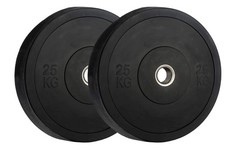 Olympic black bumper plate