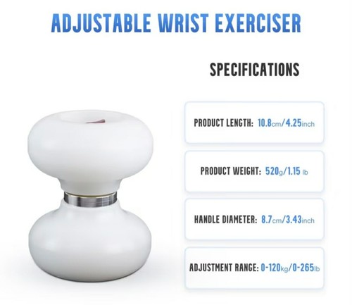 White adjustable resistance - adjustable,