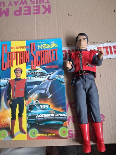 Talking captain scarlet doll - scarlet,