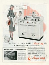 ORIGINAL 1949 MAGAZINE ADVERT AMERICAN STOVE COMPANY MAGIC CHEF MODEL  b190