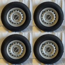 4 X 165r13c trailer tyres and wheels, 4stud 5.5" PCD 8ply tyres