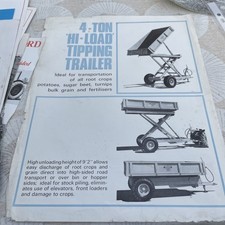 Weeks Trailers  4 ton hi load