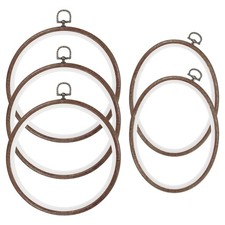 5 Pack Embroidery Hoops Set 8