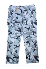 Genuine Saudi Army Blue DPM Special Security Forces Combat Trousers 36W 29L #10