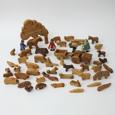 Wooden Block Farm Animals Toys - Large Bundle Job Lot