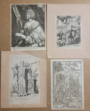 Four Old Master Prints-17th