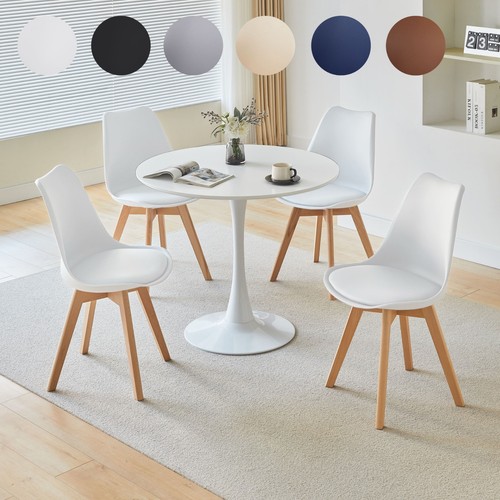 Round dining table and - table, 4