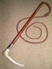Antique Gents Hunting Whip