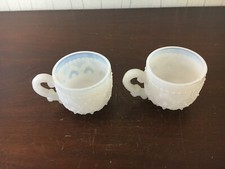 2 Crystal Coffee Cups from