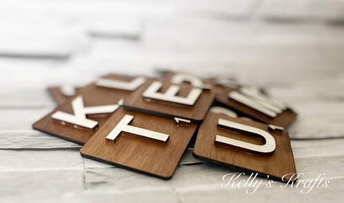 Large wooden scrabble - large,