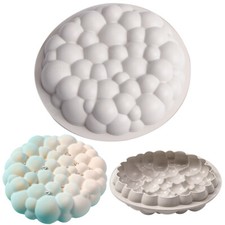 Bakeware 3D Cloud Bubble Mousse Mold Silicone Dessert Mold Cake Mould Cooking
