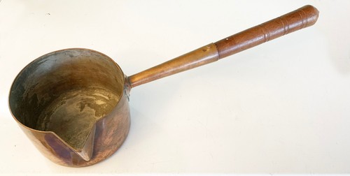 Antique copper pour spout - antique, pour-spout