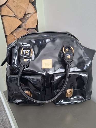 Harrods large handbag black - harrods,