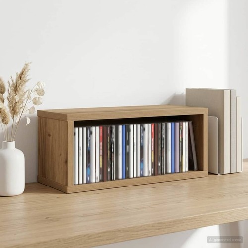 Storage rack artisan oak 40 - cd,