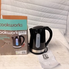 Cookworks 1.7L Black Plastic
