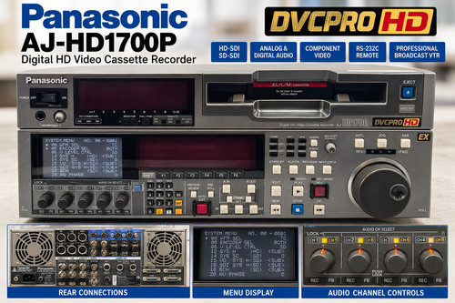 Panasonic hd1700p dvcpro hd - aj-hd1700p,