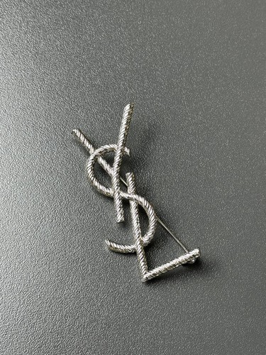 Ysl rope logo silver - ysl,