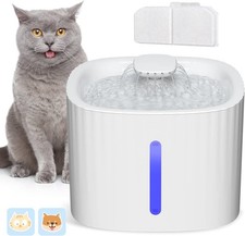 3L Cat Water Fountain Electric Pet Dog Drinking Bowl USB Automatic Dispenser NEW