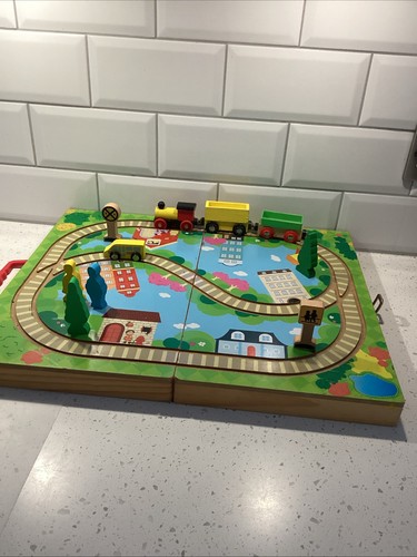 Wooden train set - wooden,