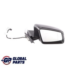 Mercedes C207 Wing Mirror Door Right O/S High Gloss Auto Dip Obsidian Black 197
