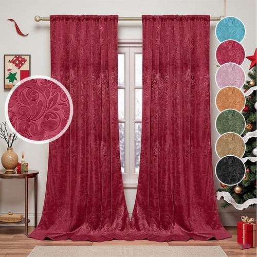 Panel velvet curtains - velvet,