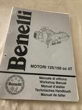 Benelli Scooter Engine 125 150 4T Technical Review Workshop Manual