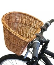 Retro Bike Basket Wicker Woven