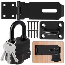 Stainless steel padlock hasp - stainless,