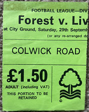 Nottingham Forest v Liverpool