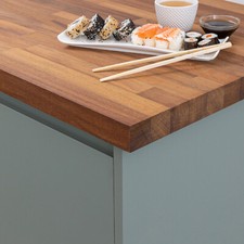 Solid Iroko Wood Worktops |
