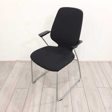 Kinnarps Black Fabric Stacking Chairs