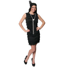 LADIES 1920'S BLACK FLAPPER