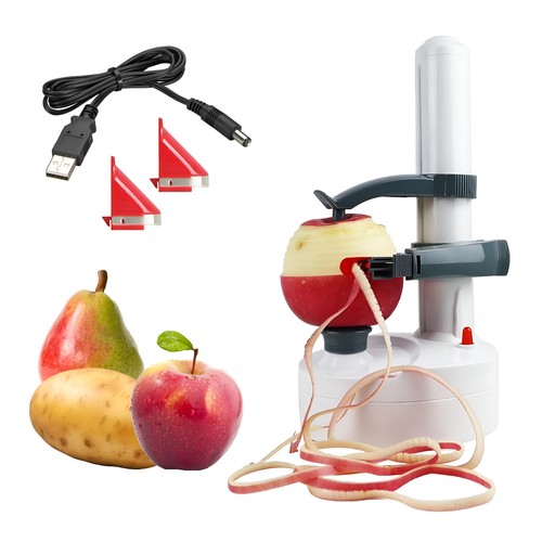 Electric potato peeler fruit - potato,