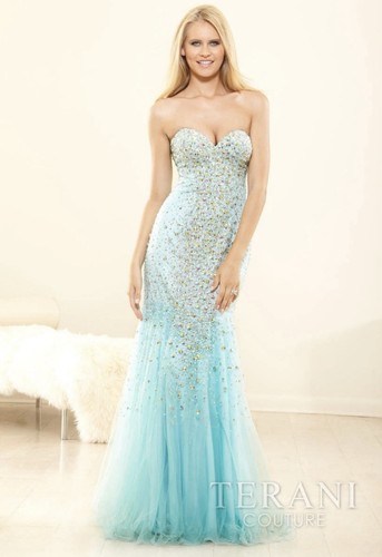 Nwt terani couture mermaid - couture,