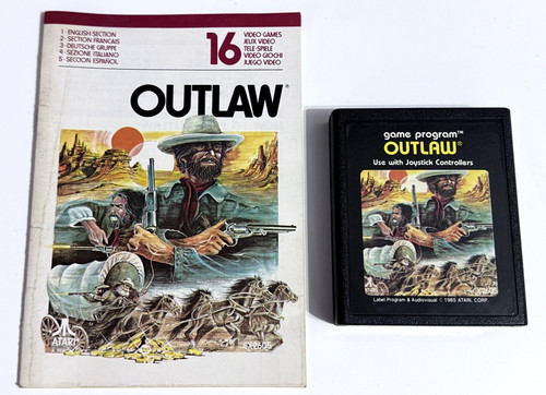 Outlaw atari 2600 7800 - outlaw, *atari