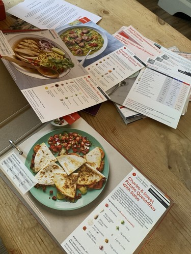 Gousto recipe cards approx - recipe,