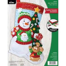 Bucilla 18" Felt Christmas