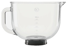 Kenwood kMix Glass Mixing Bowl KMX75, KMX750, KMX760 Models - New 4x Lug Base