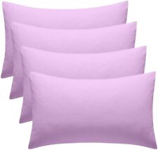 4 Pack Pillow Cases Brushed