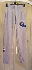 MERCIER BADGE JOGGING TRACKSUIT BOTTOMS GREY MARL SIZE XS 8 WORN ONCE IMMACULATE