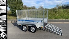 CAR CAGE TRAILER 7X4 TWIN AXLE