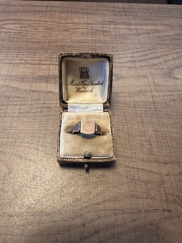 Mens vintage square - square, gold